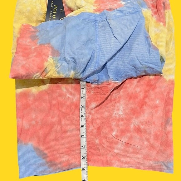 Polo Ralph Lauren Men's Tie-Dye Cotton Corduroy Drawstring Shorts Size 4XLT NWT - Picture 6 of 7